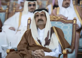 Ahmad Al Sharaa sampaikan belasungkawa atas wafatnya Sheikh Hamad bin Khalifa Al Thani, yang dikenal sebagai emir pendiri Qatar, memerintah negara Teluk tersebut selama 18 tahun [File: Handout/The Amiri Diwan]